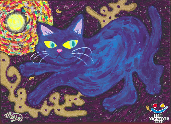 青い猫